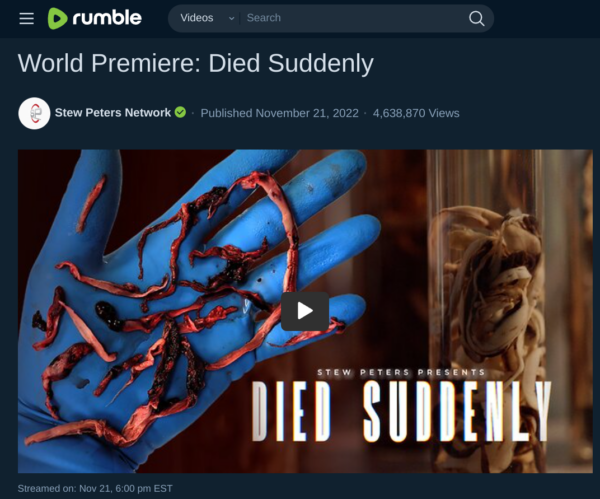 Died Suddenly Rumble Views