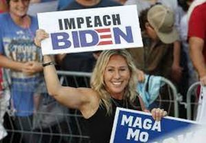 Impeach Biden Placard