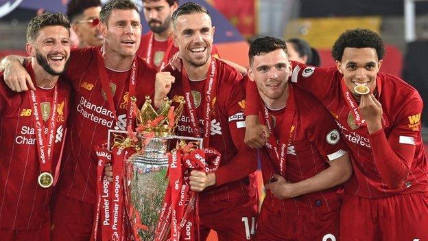 Liverpool won the league title for the first time in 30 years in 2020