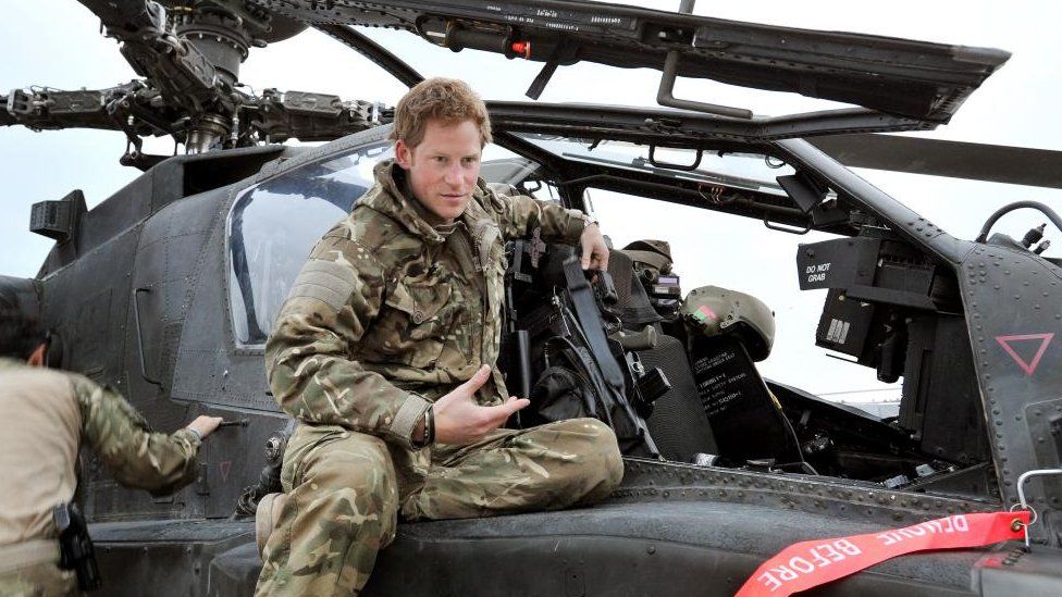 Prince Harry in Afghanistan in 2012
