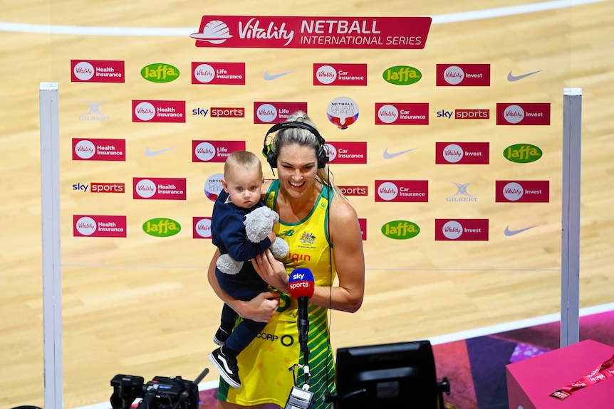 Gretel Bueta with baby Bobby Quad Series