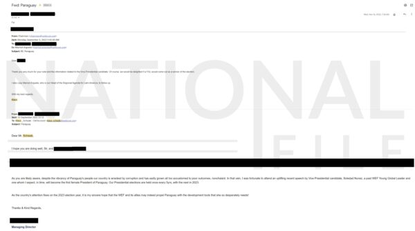 Klaus Schwab Paraguay