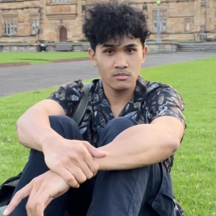 Bima Yudho Saputro, an Indonesian studying in Australia, was criticised by Lampung governor Arinal Djunaidi, after the student shared a video that drew attention to the lack of development, including stalled infrastructure projects and inadequate education facilities, in his home province. Photo: Bima Yudho Saputro