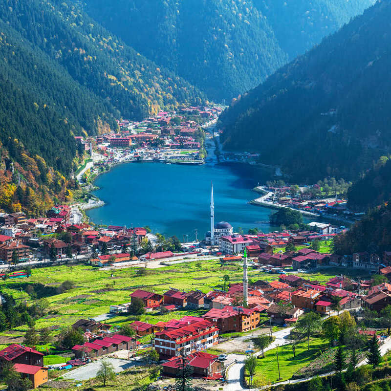 Uzungol Village In Trabzon, Black Sea Region Of Turkey, Western Asia