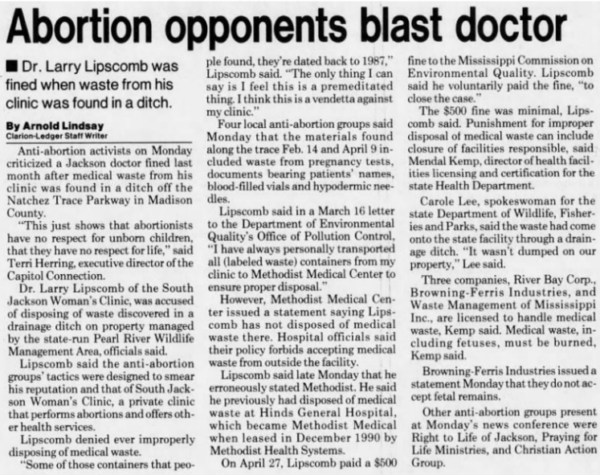 Hosemann Abortion Lipscomb