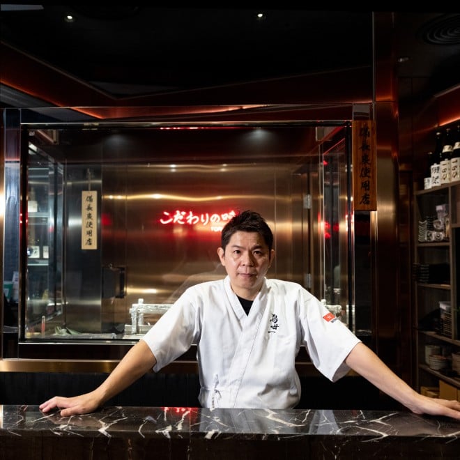 Master Chef Moriwake Hideki leads the charge in delivering the epitome of authentic yakitori at Tori Yoichi