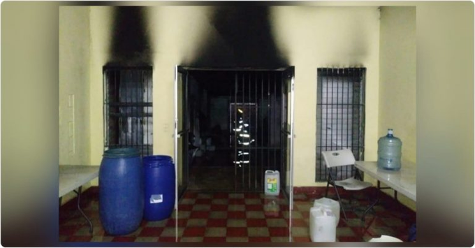 Diario Tiempo Honduras oficinas PNFAS incendio 2020