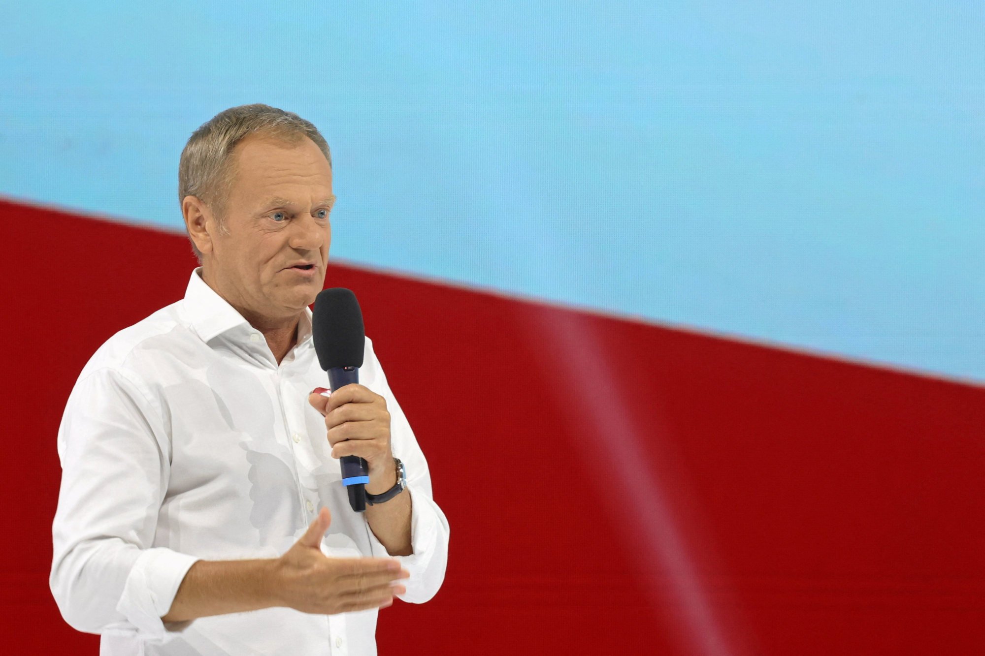 Poland’s main opposition leader, Donald Tusk, called it ‘probably the biggest scandal in Poland in the 21st century’. Photo: Reuters