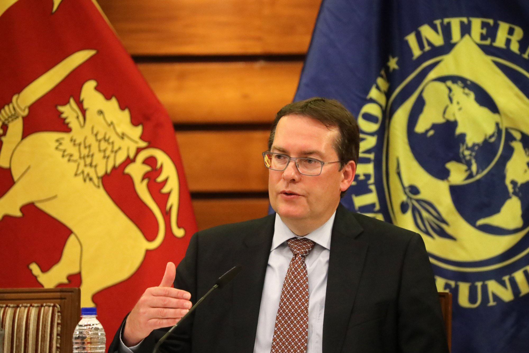 Peter Breuer, International Monetary Fund Mission Senior Chief for Sri Lanka, in Colombo on September 27. Photo: EPA-EFE