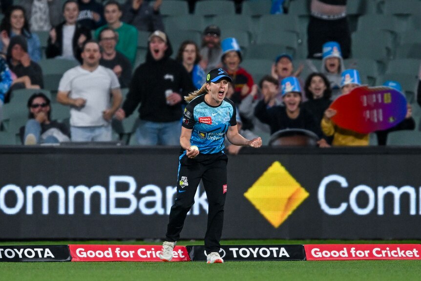 Jemma Barsby celebrates