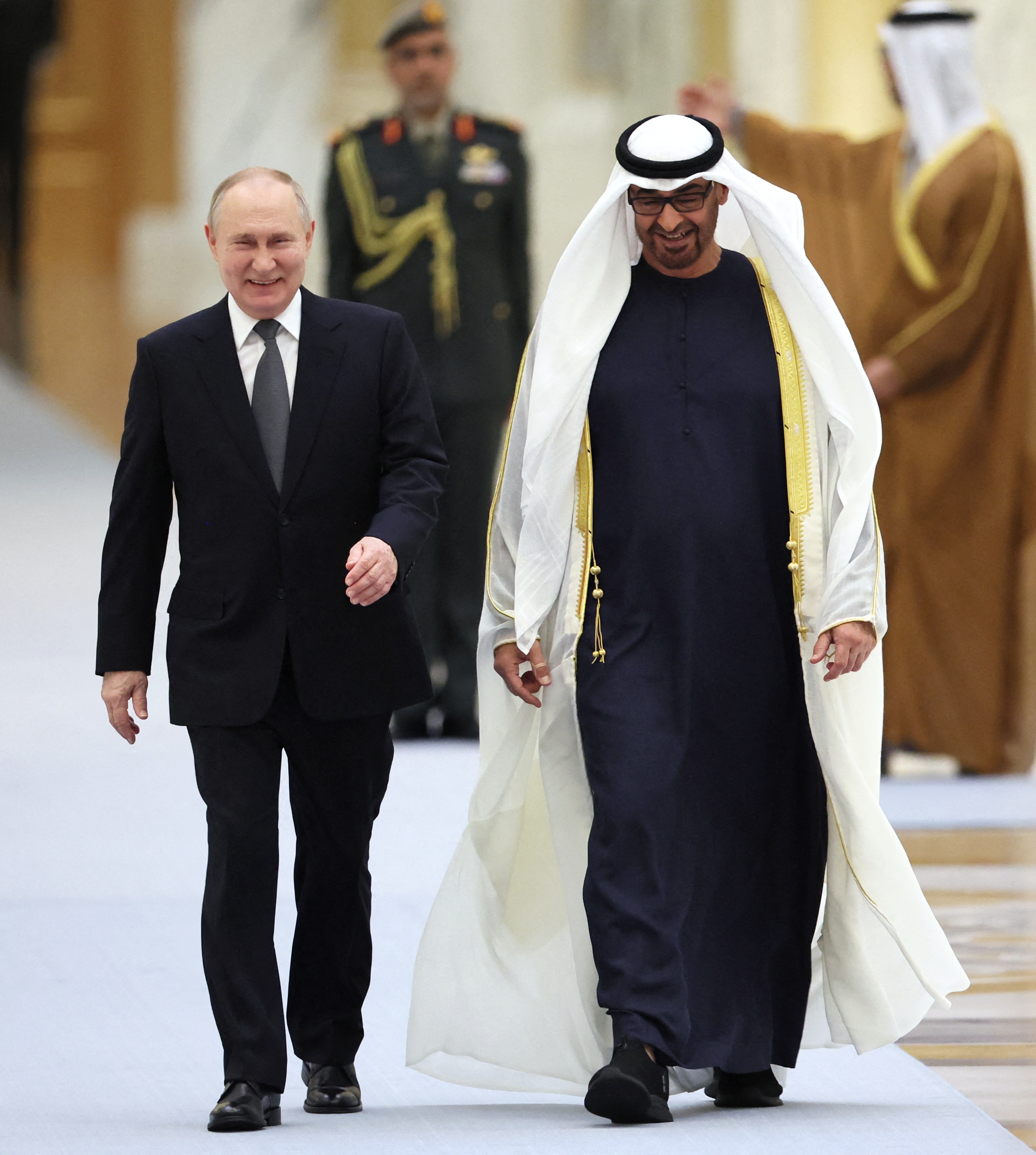 Putin met with Abu Dhabi's President Sheikh Mohammed Bin Zayed Al Nahyan