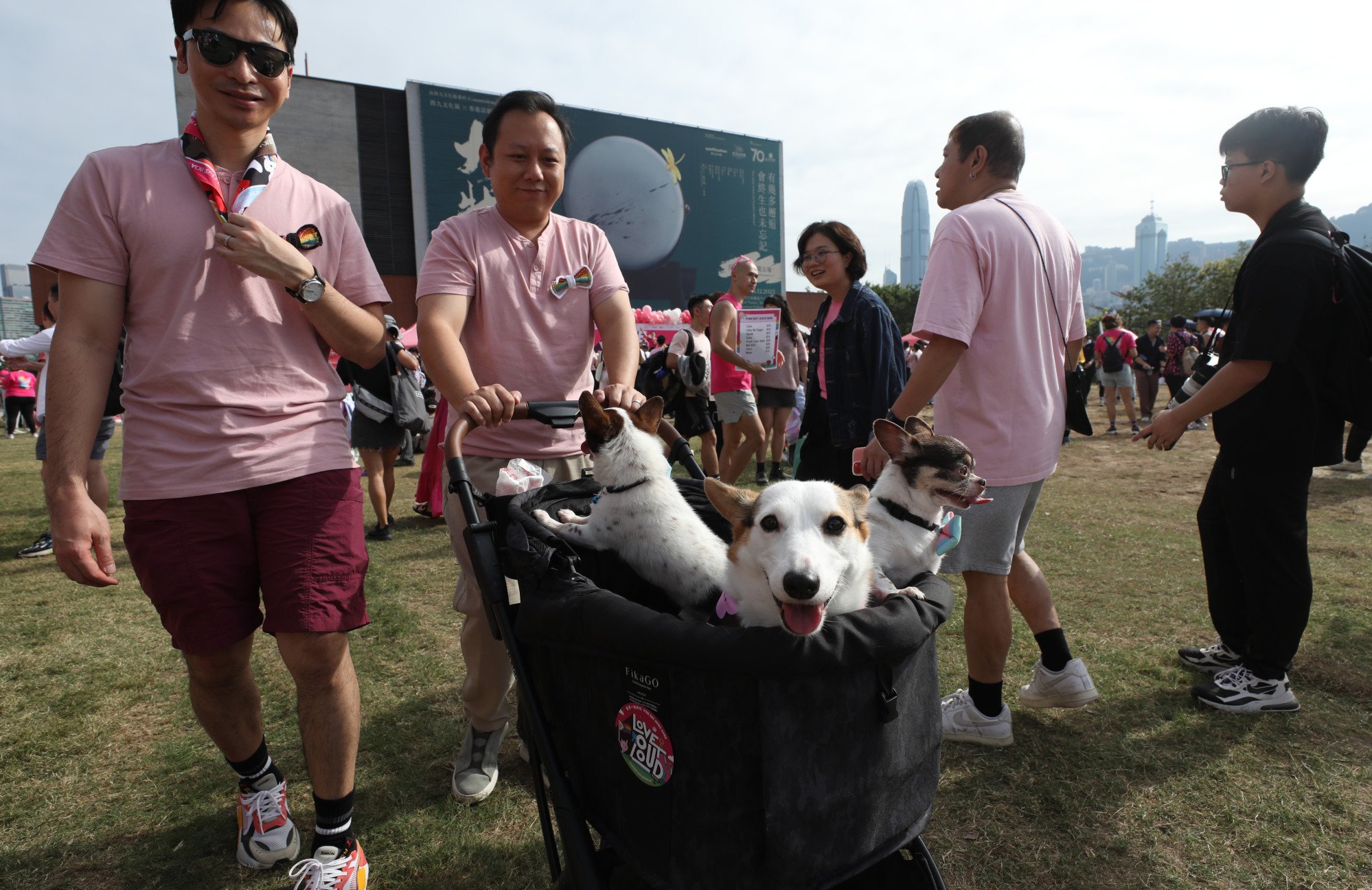 The carnival has hosted more than 70 stores and booths, including pet adoption. Photo: Sun Yeung