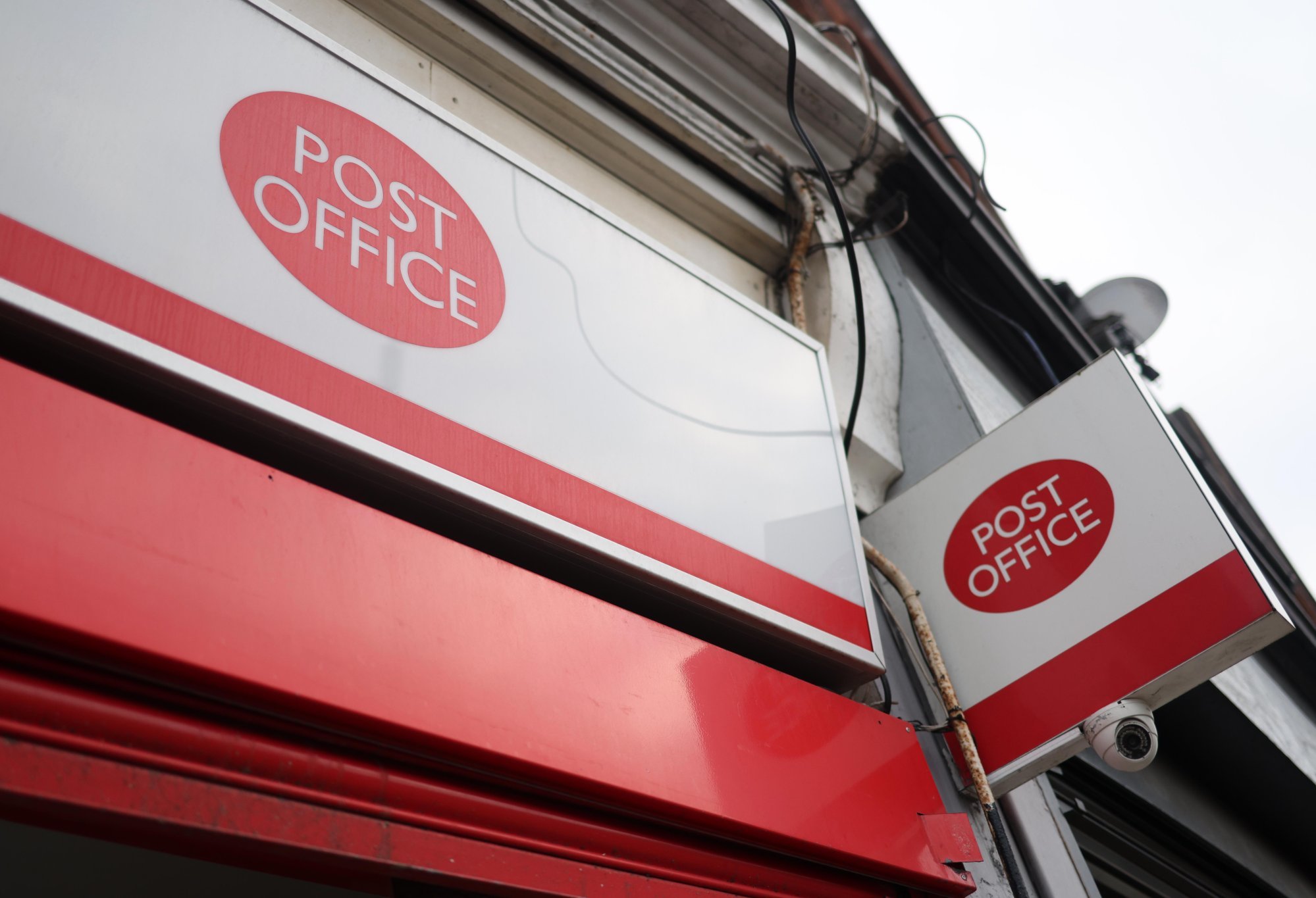 A post office displays a sign in London, Britain. The Post Office maintained for years that data from Horizon was reliable and accused branch managers of dishonesty when the system showed money was missing. Photo: EPA-EFE