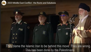 After, Oct. 7 intense discussions, most of which centered on Iran’s role in the crisis, initially Iranian regime defended the attack, hailing it as a victory. As the U.S. deployed warships to the region and increased its military presence, their rhetoric shifted. 