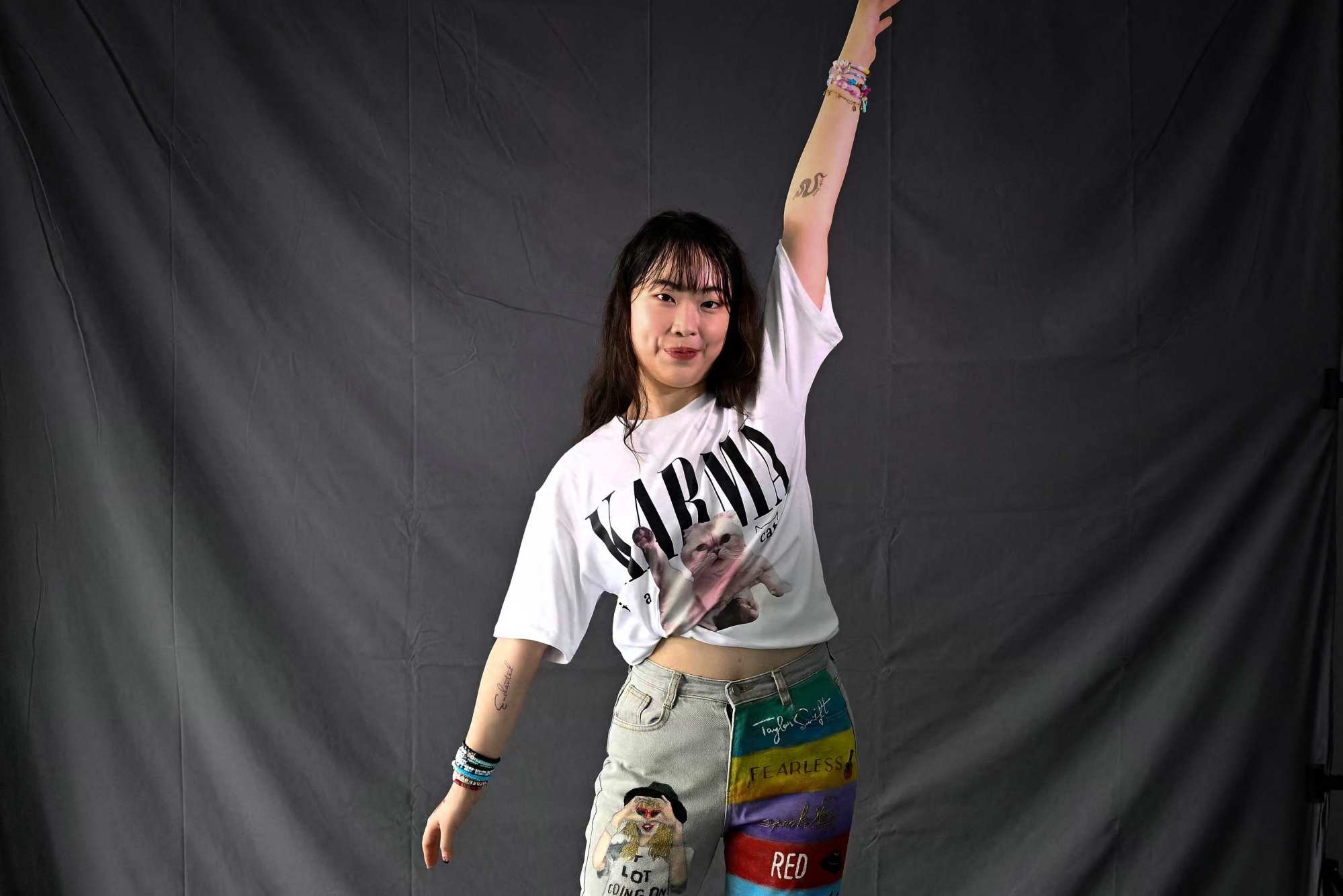 Sarah Lui from Hong Kong began listening to Taylor Swift in primary school. Photo: AFP