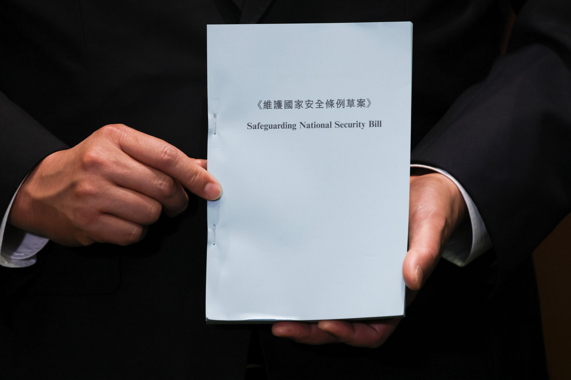 The 212-page bill lists out 39 offences. Photo: Dickson Lee