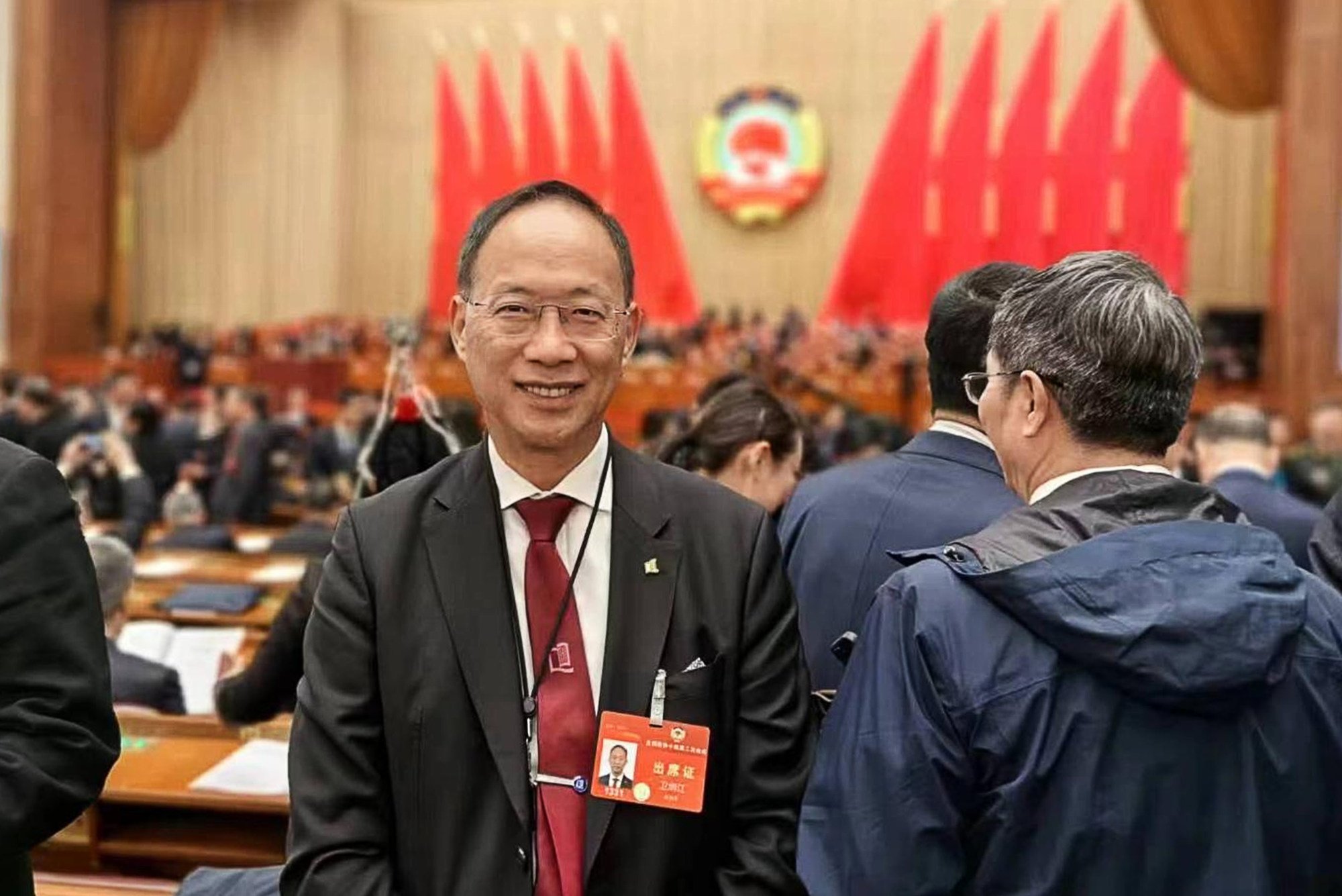 Baptist University president Alexander Wai in Beijing. He says the institution is looking at devising a curriculum of appropriate length. Photo: Handout