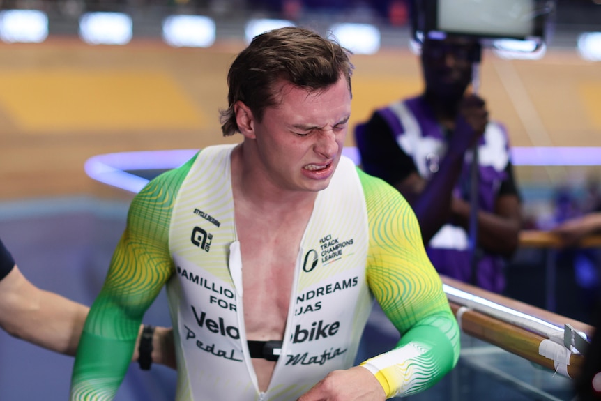 Matthew Richardson grimaces