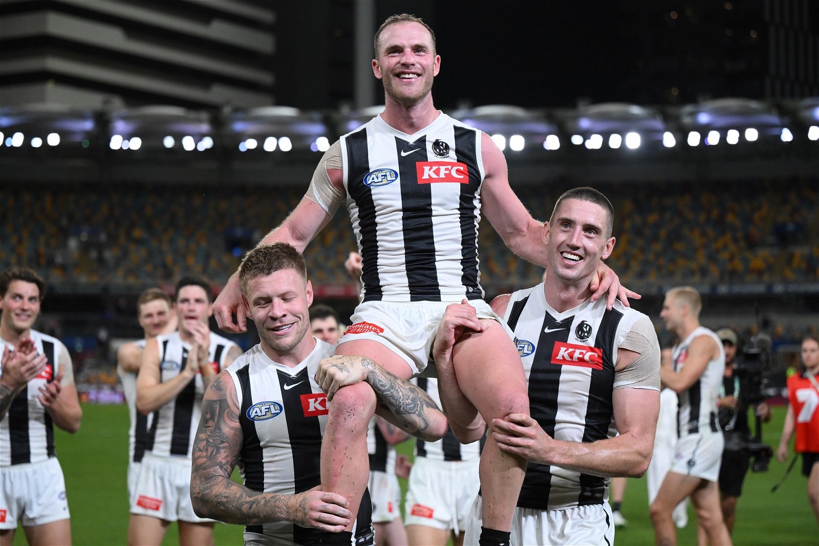 Tom Mitchell is chaired off