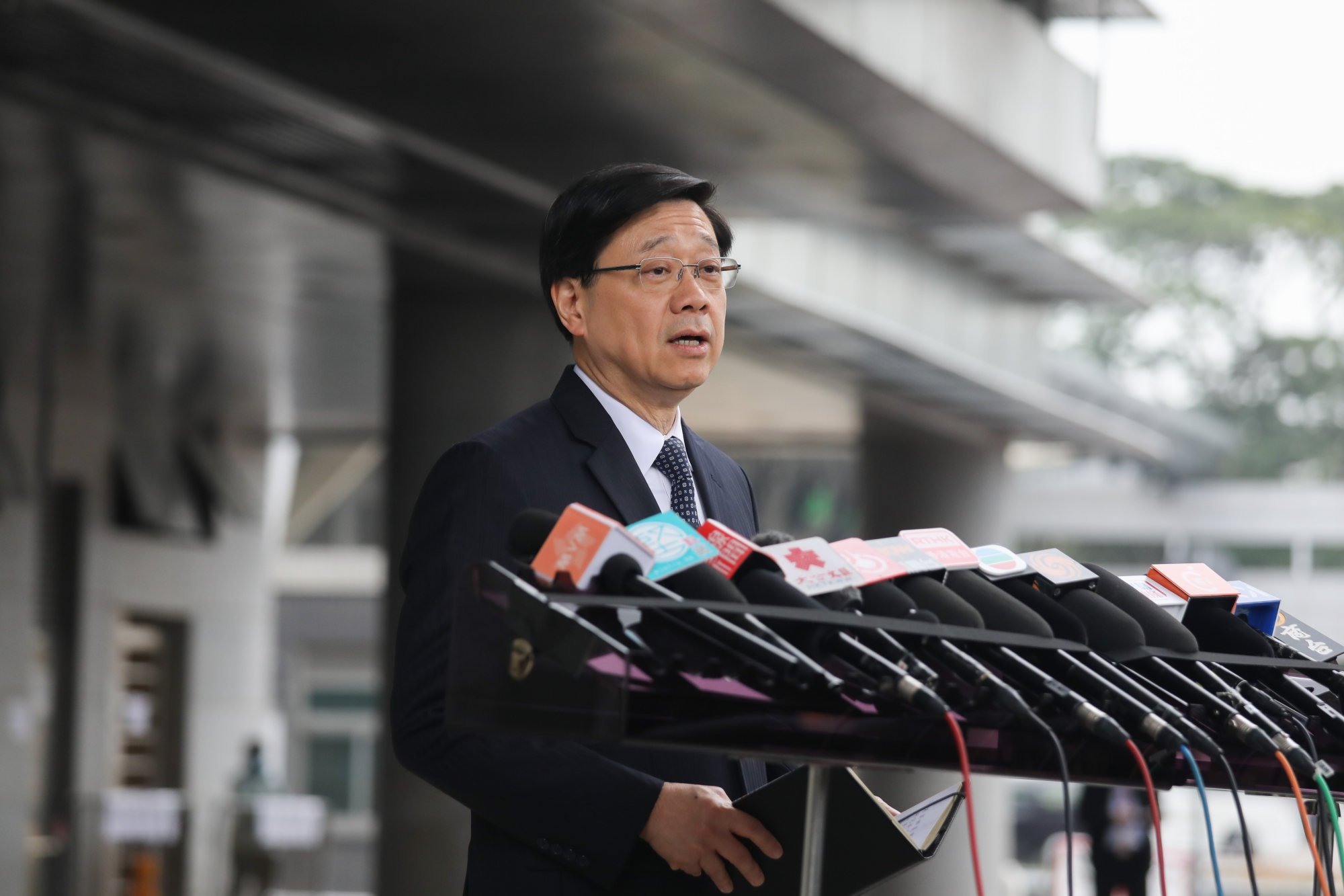 City leader John Lee. Photo: Xiaomei Chen