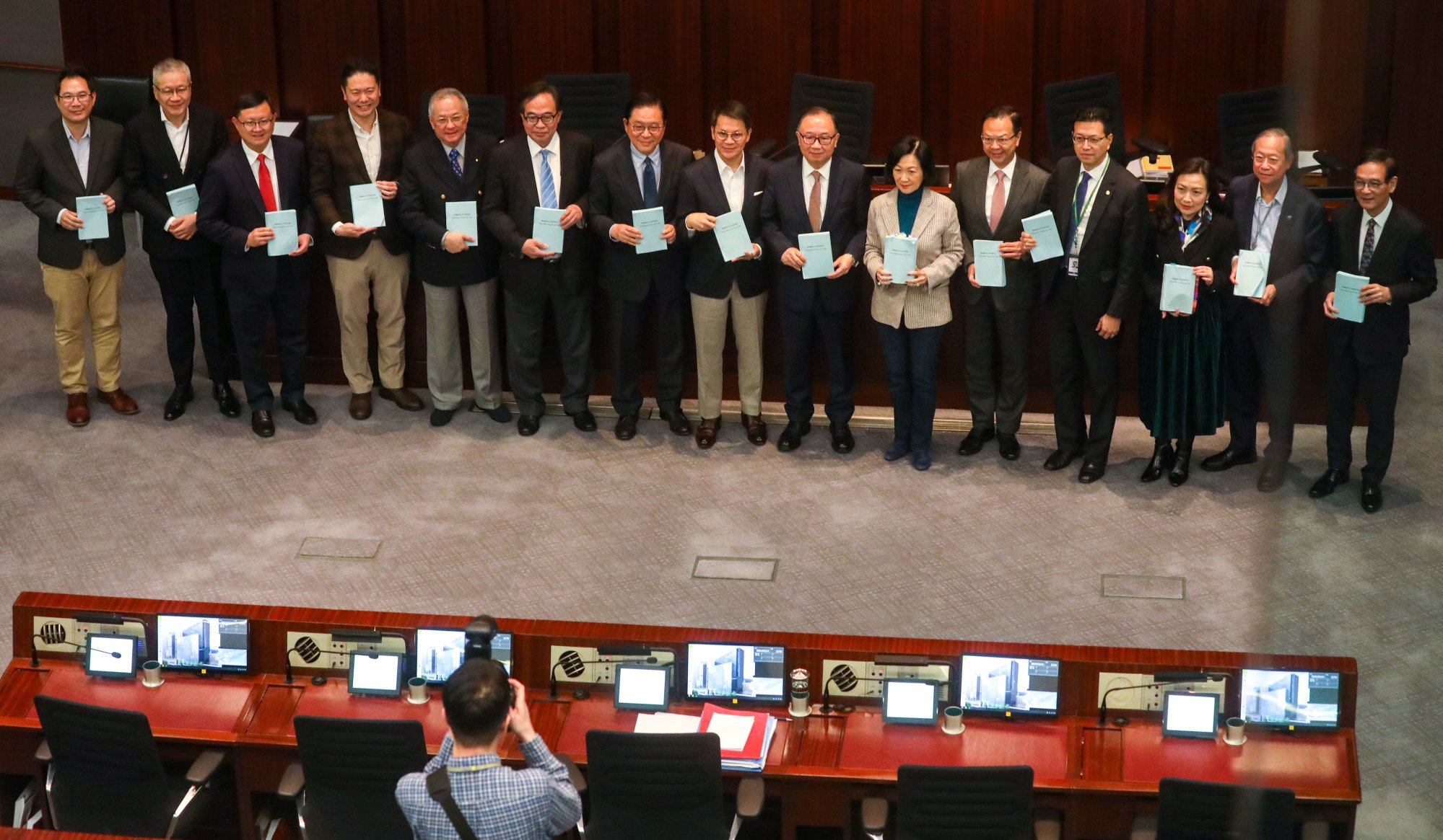 The 15 lawmakers sitting on the bills committee privately mocked themselves as “martyrs”, a politician has said, referring to their “readiness” to face sanctions imposed by Western governments. Photo: Sun Yeung