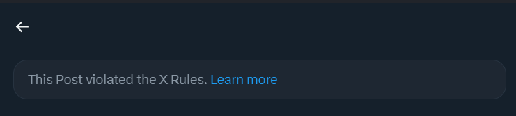 Elon Repost Removed, Violated Rules
