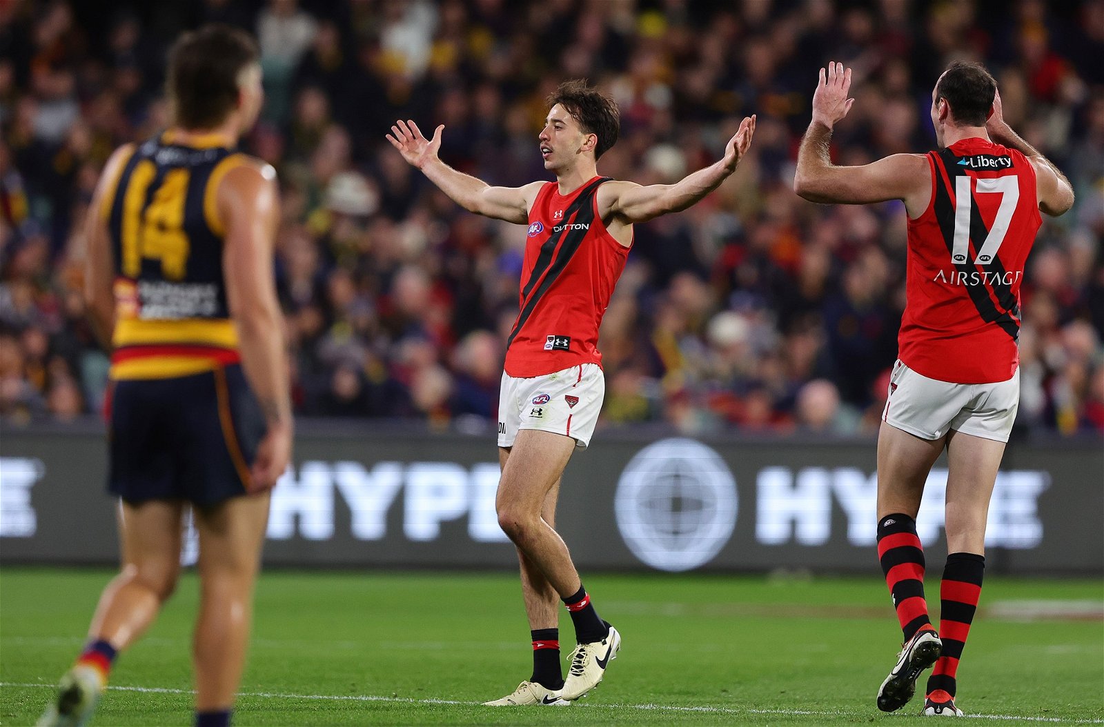 Nic Martin celebrates