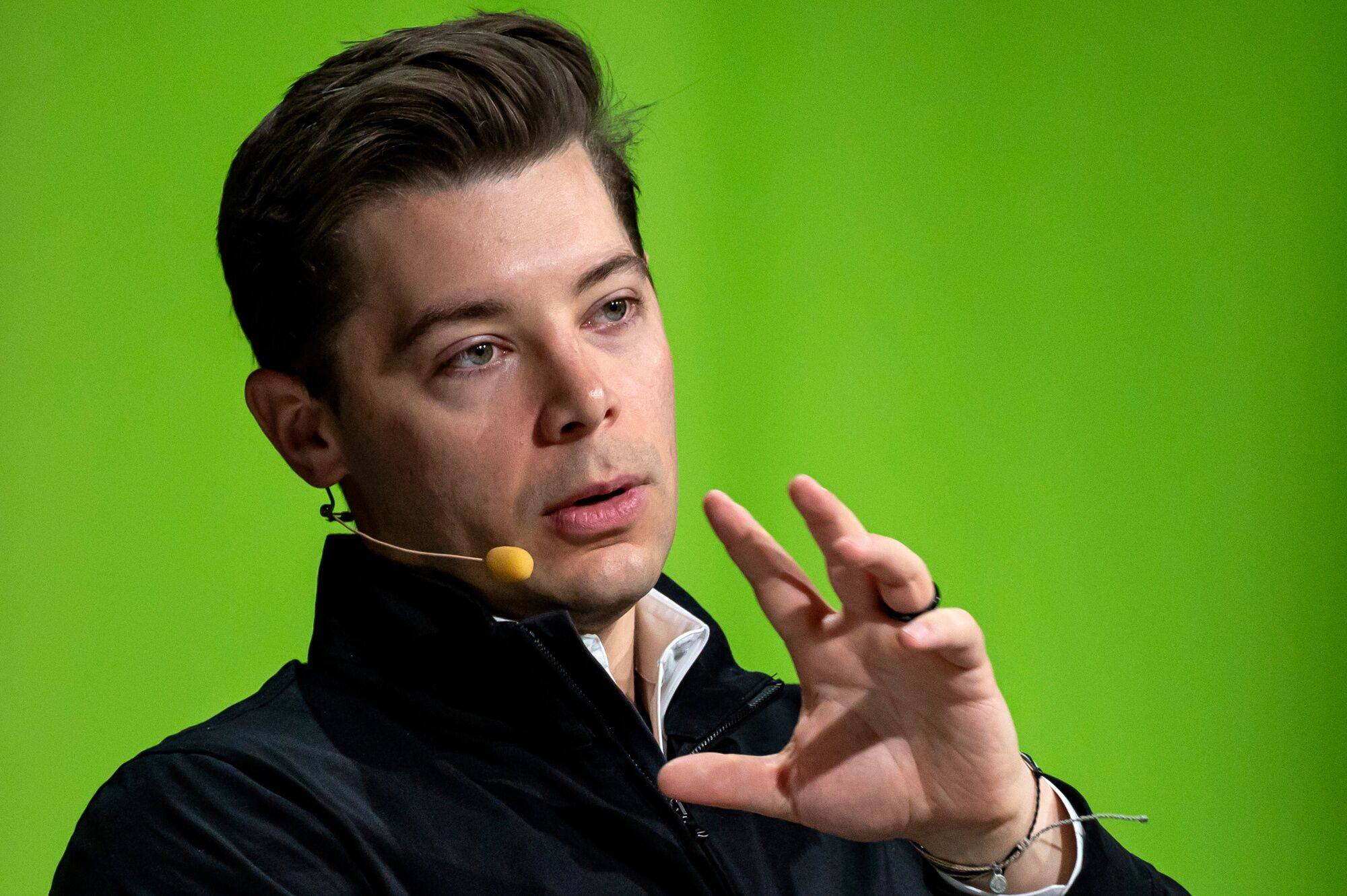 Brad Lightcap, chief operating officer of OpenAI, during the Nvidia GPU Technology Conference in San Jose, California, on March 19, 2024. Photo: Bloomberg