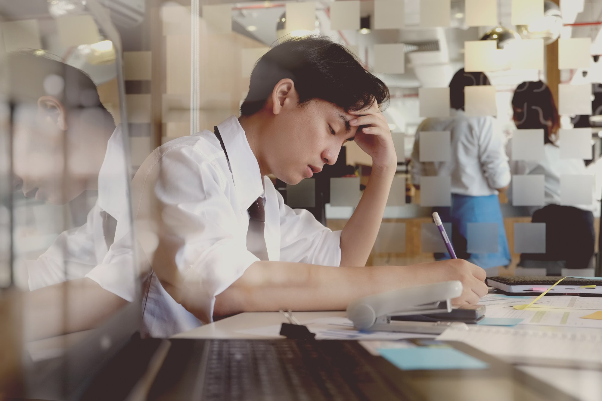 Workplace stress is a very common problem in China’s fast-paced economy. Photo: Shutterstock