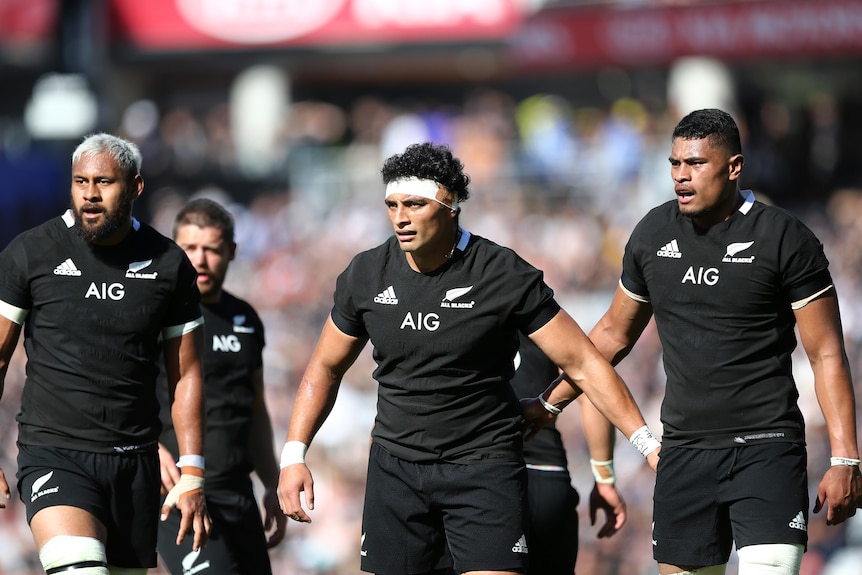 Alex Hodgman in action for the All Blacks