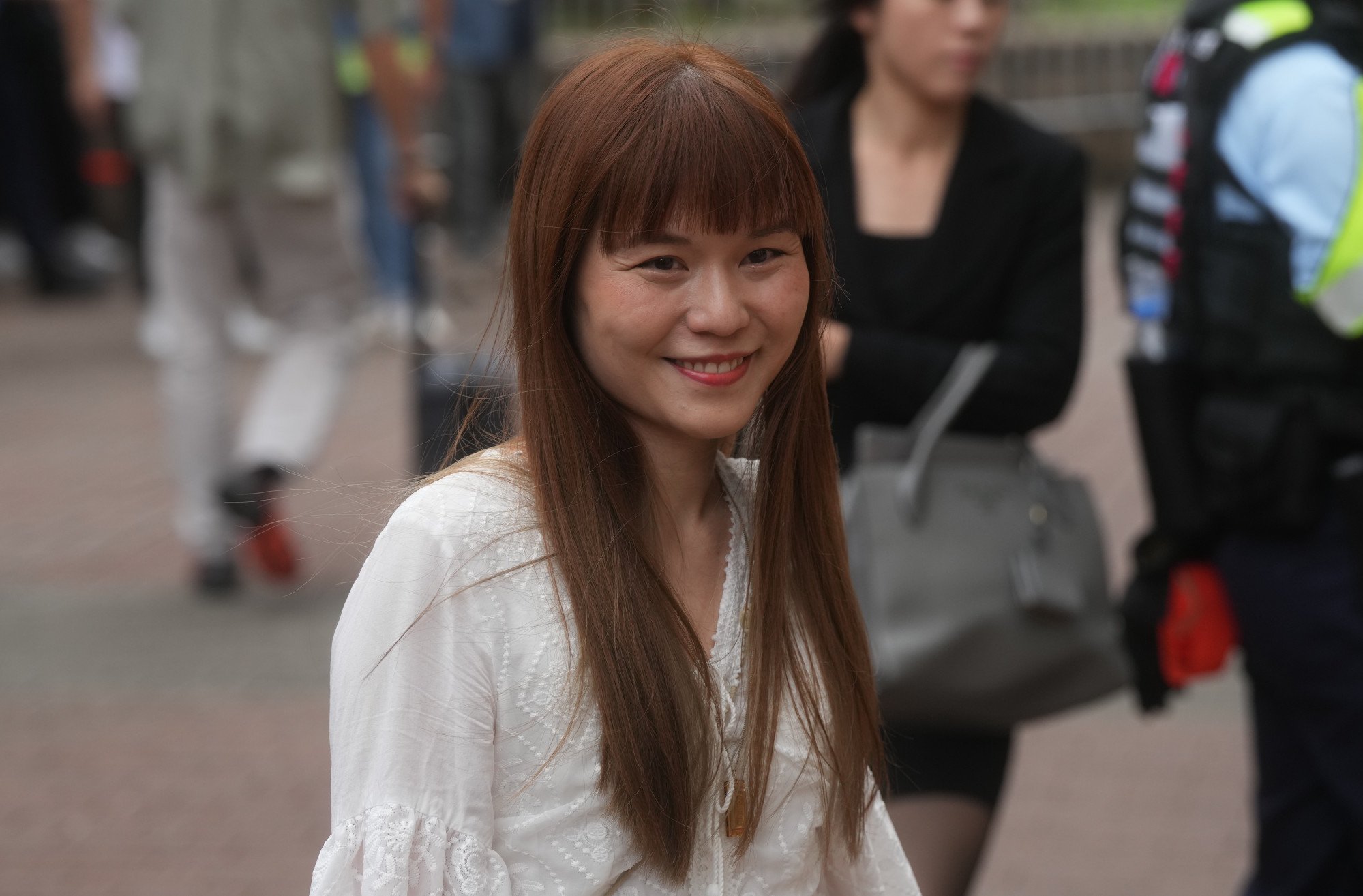 Defendant Clarisse Yeung is among six former district councillors pleading for lighter punishments. Photo: Elson Li