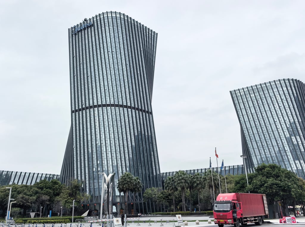Midea Group office buildings in the city of Foshan in Guangdong province in February. Photo: Simon Song