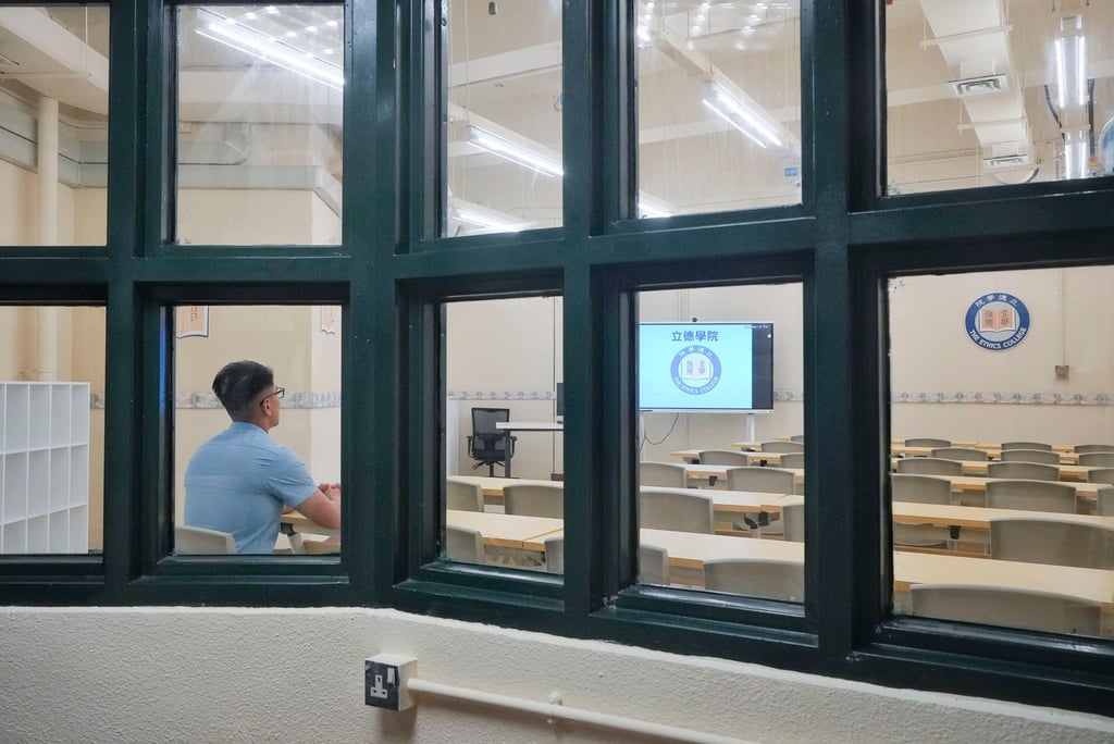 The college has been set up in Stanley’s Pak Sha Wan Correctional Institution. Photo: Elson Li