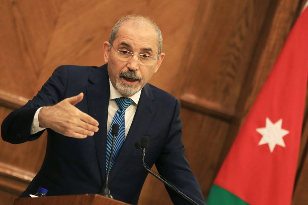 Jordan’s Foreign Minister Ayman Safadi. Photo: journalists