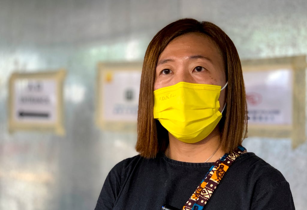 Jackie Chen questioned whether a government minister was referring to her case when discussing a social worker who was facing rioting charges. Photo: Jasmine Siu