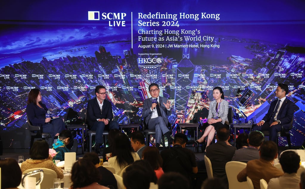 Panellists at the Post’s Redefining Hong Kong conference. Photo: Dickson Lee