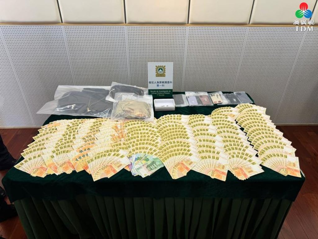Officers recovered some of the cash allegedly stolen from the victim . Photo: TDM