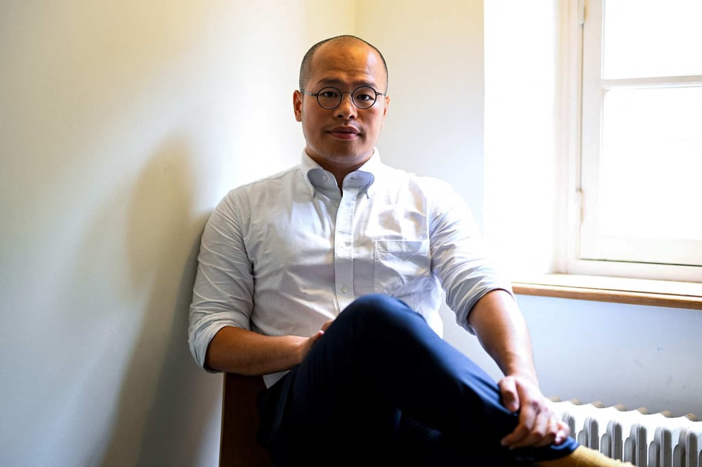 Sebastien Lai, the son of Jimmy Lai. Photo: AFP