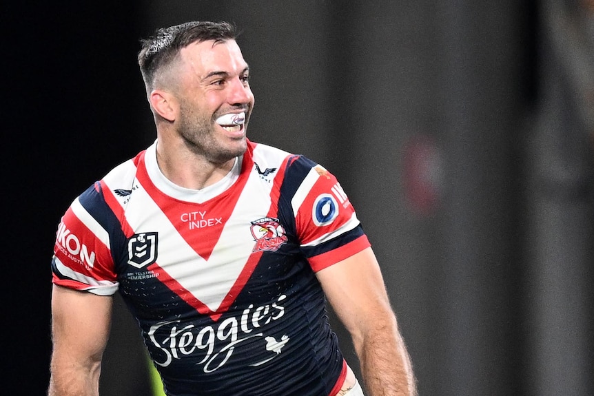 James Tedesco smiles