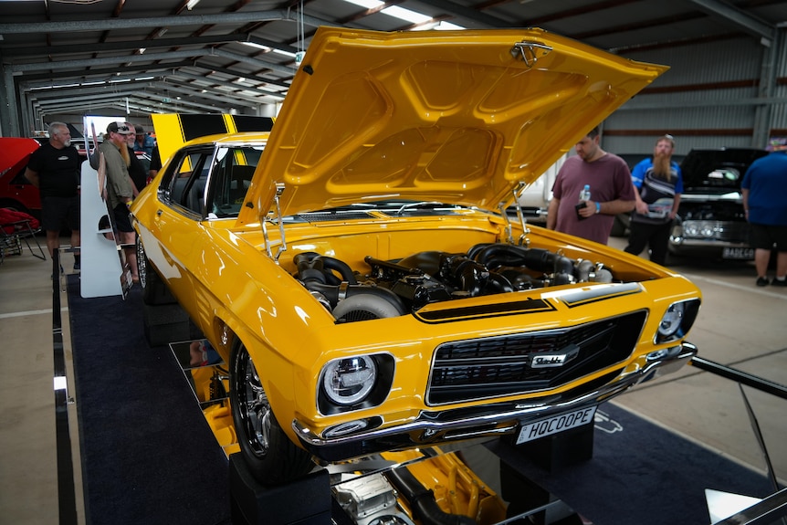 yellow 1974 Holden Monaro HQ Coupe