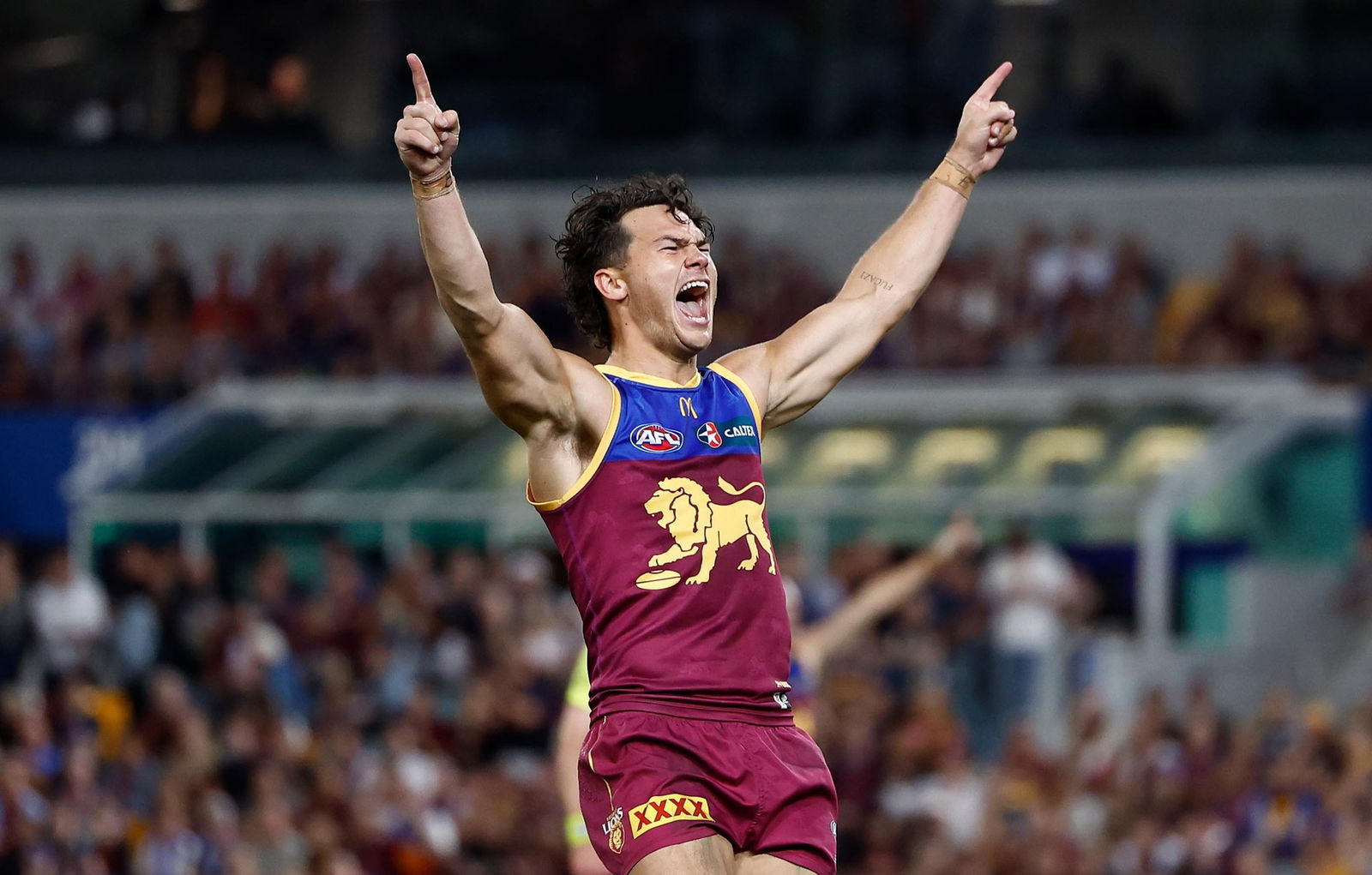 Cam Rayner celebrates