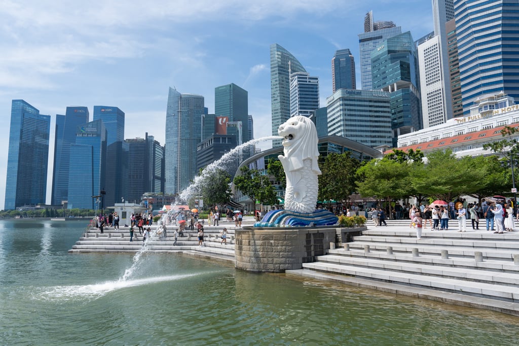 Merlion Park, Singapore. The massive money laundering case rocked the Asian financial hub. Photo: Harvey Kong Merlion Park, Singapore. The massive money laundering case rocked the Asian financial hub. Photo: Harvey Kong