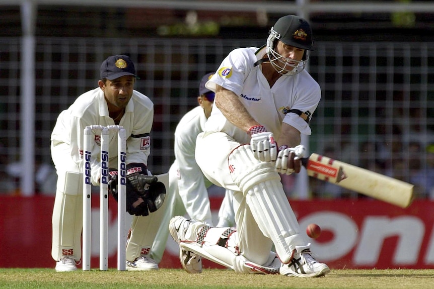 Matthew Hayden sweeps