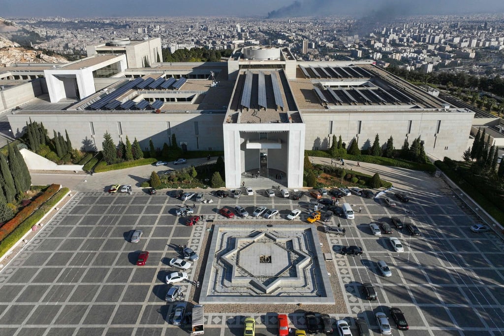 The Syrian presidential palace in Damascus after Islamist-led rebels took the Syrian capital. Photo: AFP
