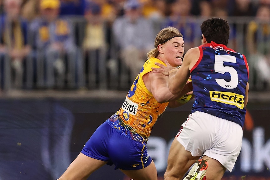 Harley Reid fends off Christian Petracca