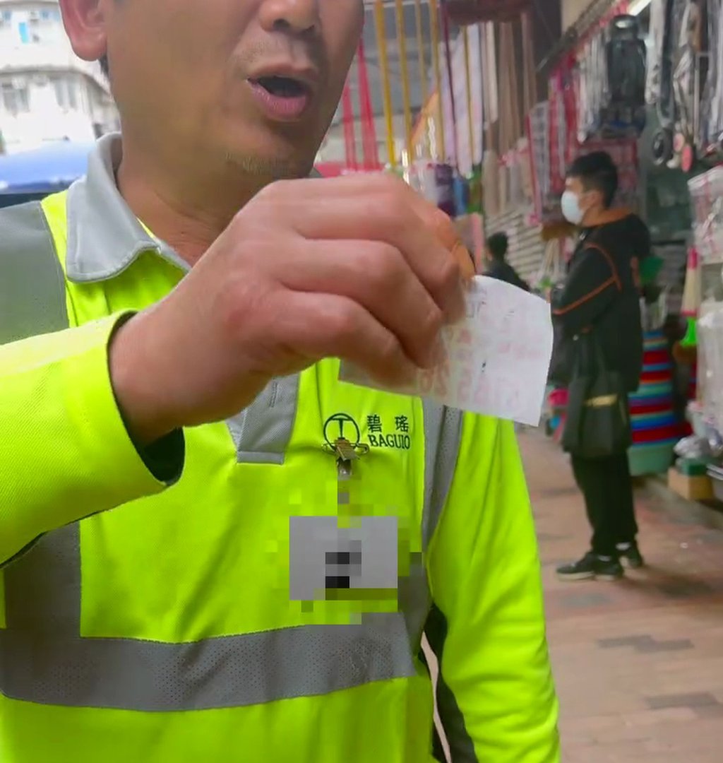The man who took the video also confronted the workers. Photo: Handout The man who took the video also confronted the workers. Photo: Handout