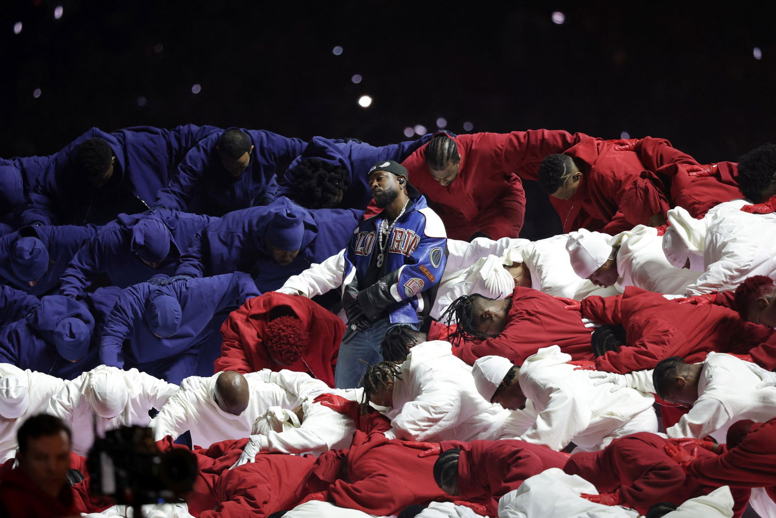 Kendrick Lamar on stage