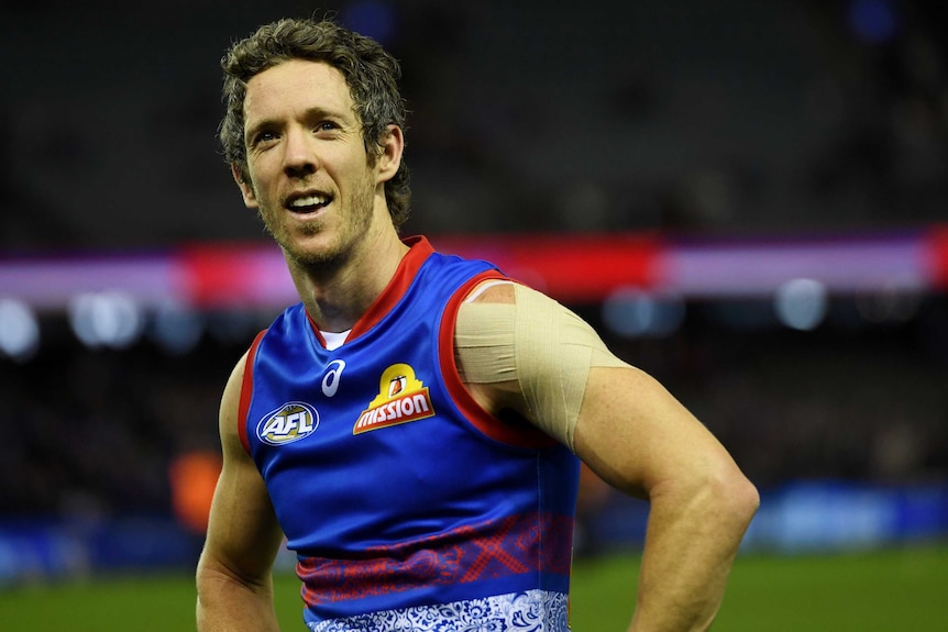 Western Bulldogs captain Bob Murphy after defeating Essendon at Docklands.