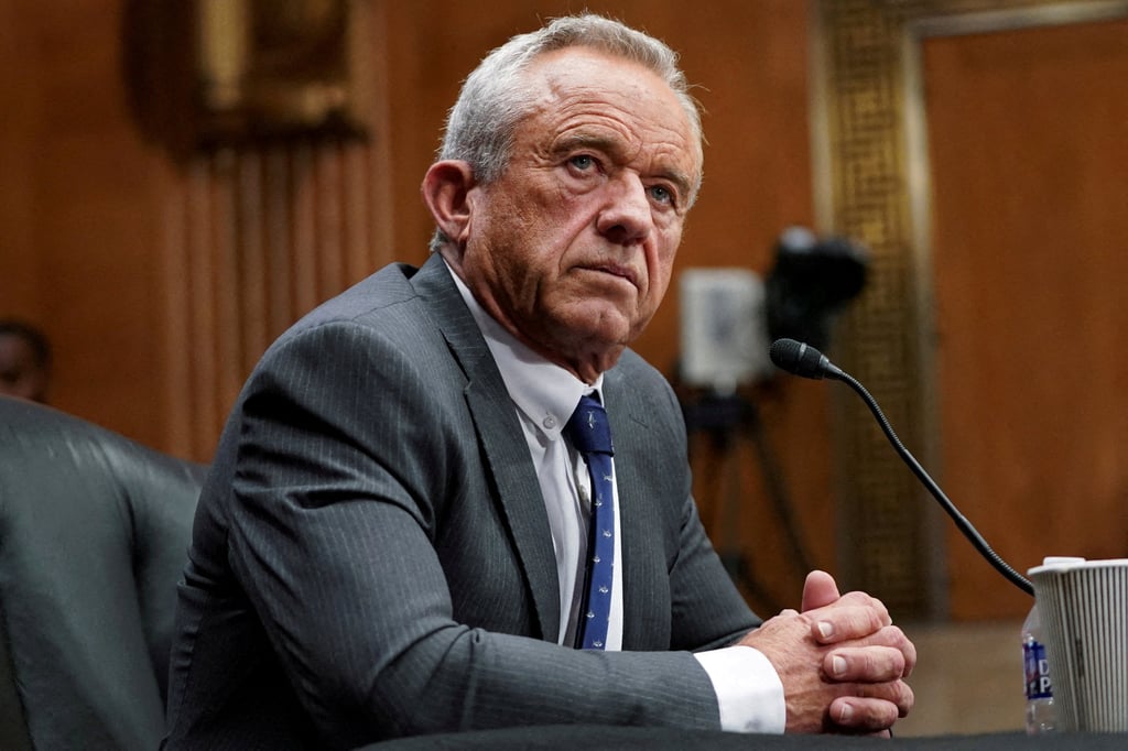 Robert F. Kennedy Jnr testifies before a Senate confirmation hearing on Capitol Hill in January. Photo: Reuters Robert F. Kennedy Jnr testifies before a Senate confirmation hearing on Capitol Hill in January. Photo: Reuters