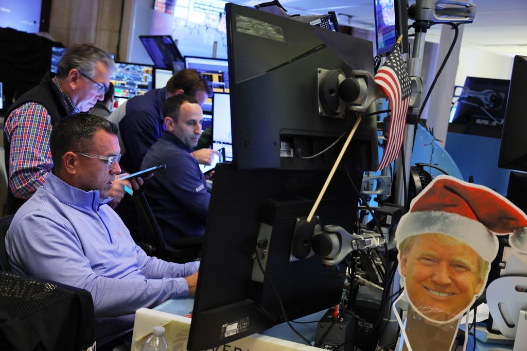 Traders on the floor of the New York Stock Exchange on April 09, 2025. Photo: Getty Images via Agence France-Presse. Traders on the floor of the New York Stock Exchange on April 09, 2025. Photo: Getty Images via Agence France-Presse.